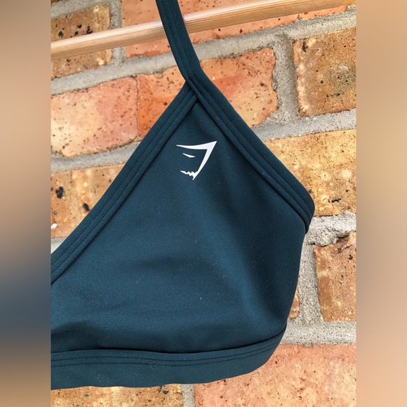 Gymshark Minimal Forest Green Sports Bra - Picture 2 of 8